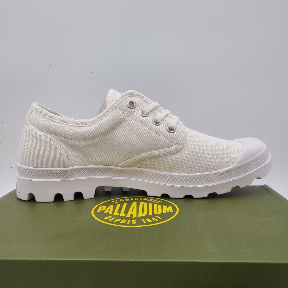 PALLADIUM Pampa Ox Originale  75331-101-M White/White Unisex Man 11.5 Woman 13